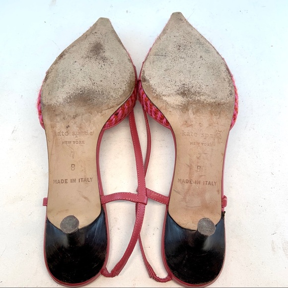 Kate Spade New York Tweed Rhinestone Slingbacks - Picture 9 of 11